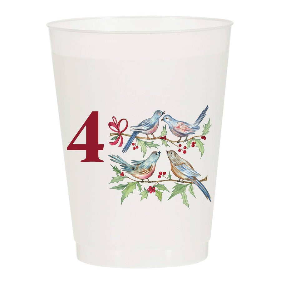 12 Days of Christmas Frosted Cups | 12 Cups