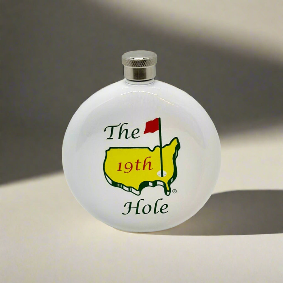 19th Hole Round Flask - bomb'd AF