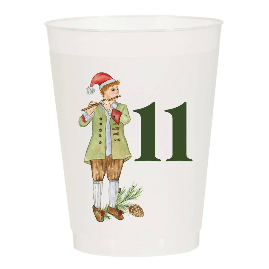 12 Days of Christmas Frosted Cups | 12 Cups