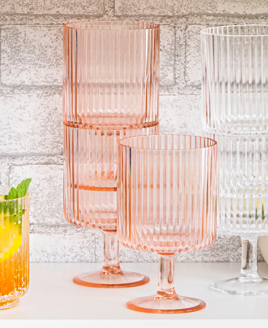 Stacking Wine Goblet | Pink