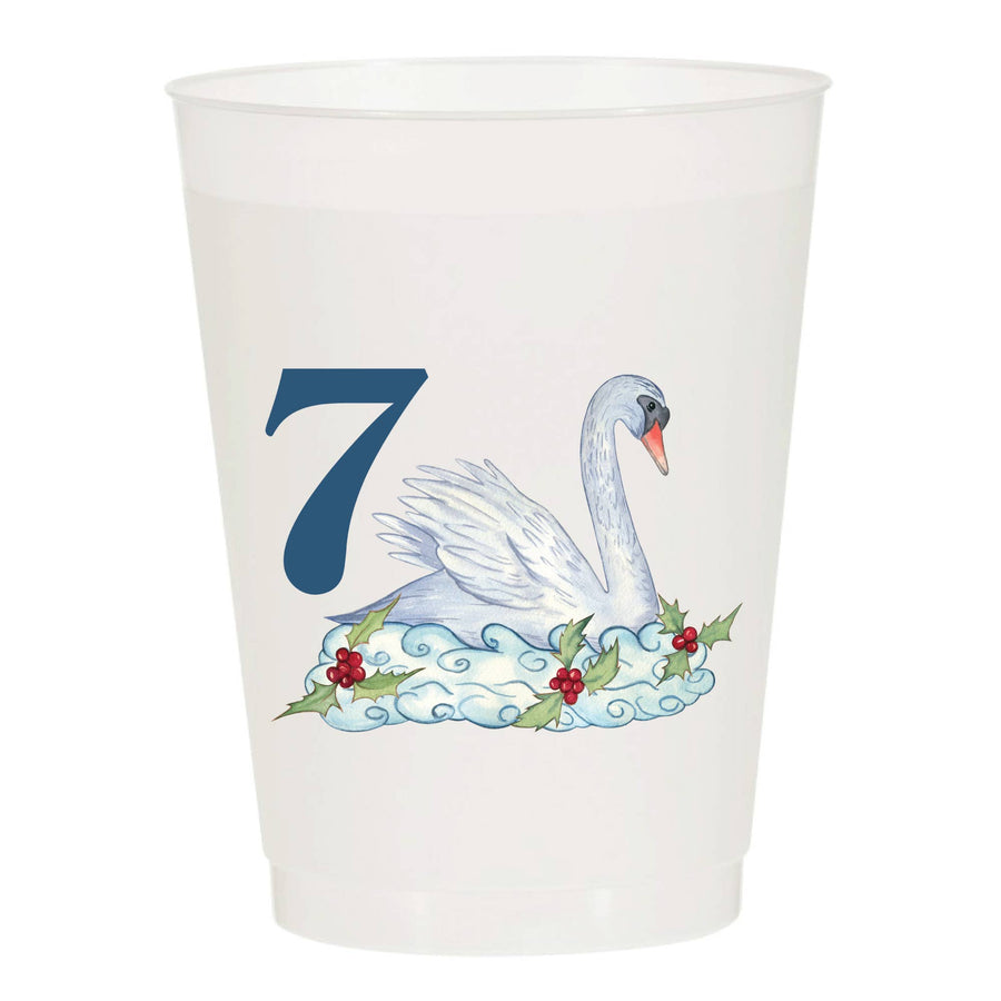 12 Days of Christmas Frosted Cups | 12 Cups