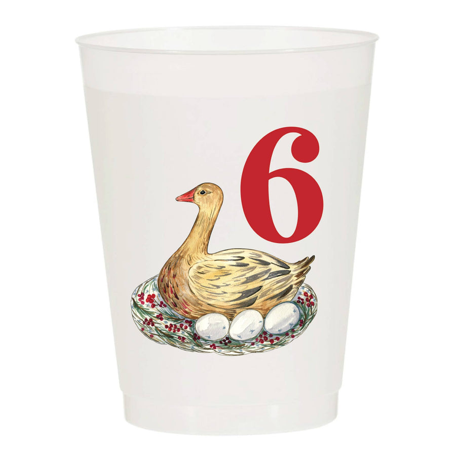 12 Days of Christmas Frosted Cups | 12 Cups