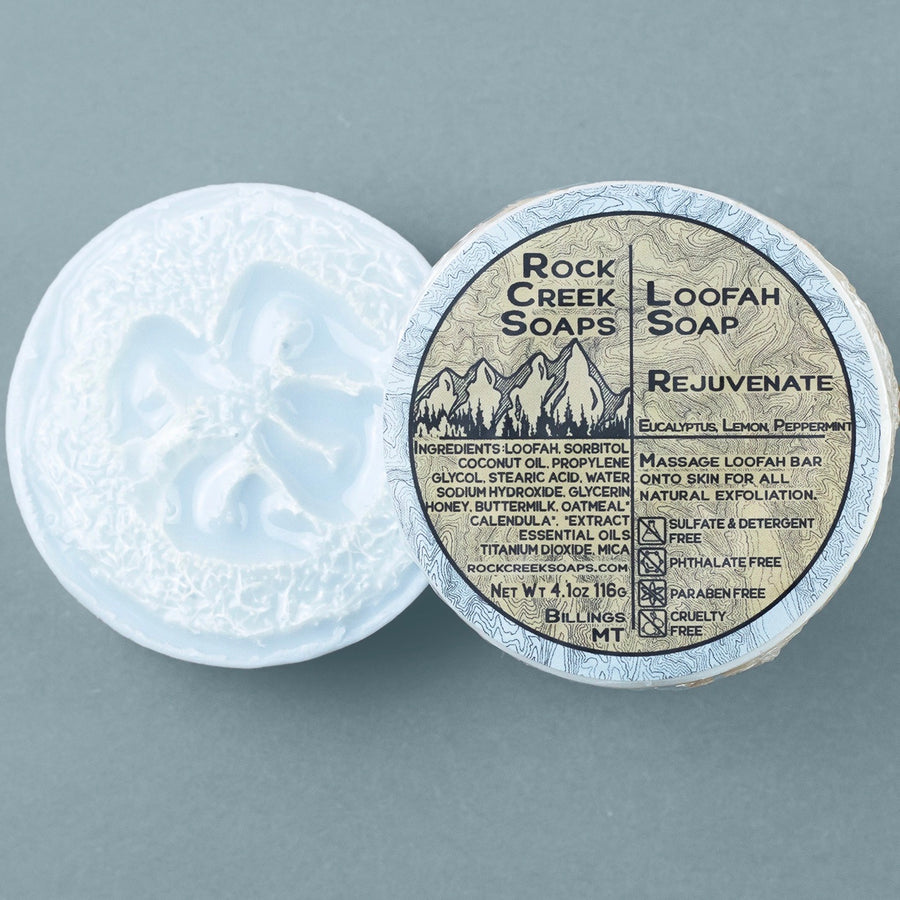 Loofah Soap | Rejuvenate Peppermint, Eucalyptus & Lemon