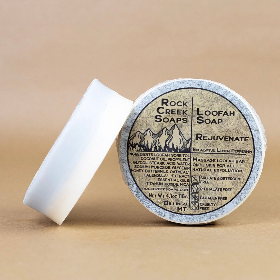 Loofah Soap | Rejuvenate Peppermint, Eucalyptus & Lemon