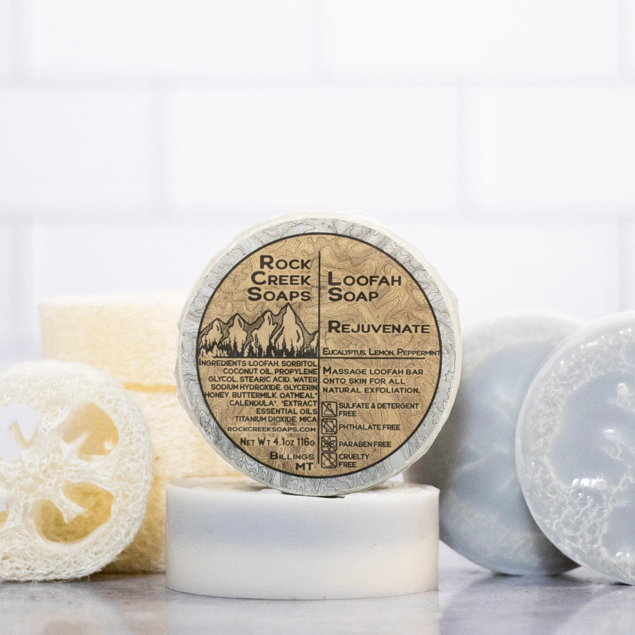 Loofah Soap | Rejuvenate Peppermint, Eucalyptus & Lemon