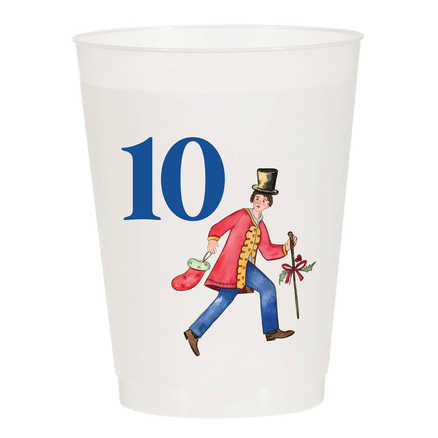 12 Days of Christmas Frosted Cups | 12 Cups