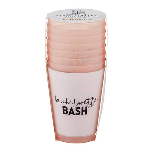 Bachelorette Bash | Blush Frosted Cups - bomb'd AF