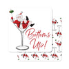 Bottoms Up Santa Martini - 6 Pack Coasters - Christmas - bomb'd AF