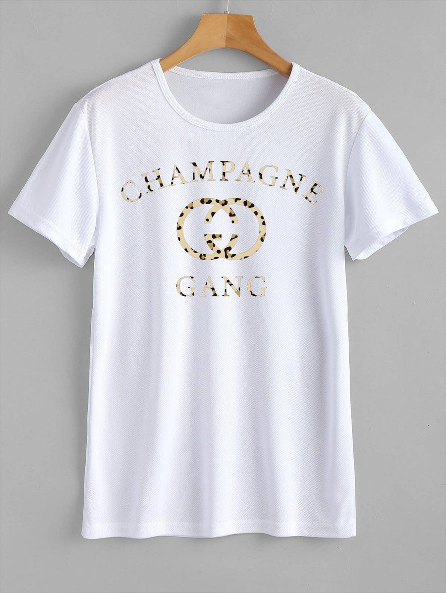 Champagne Gang T - Shirt - bomb'd AF