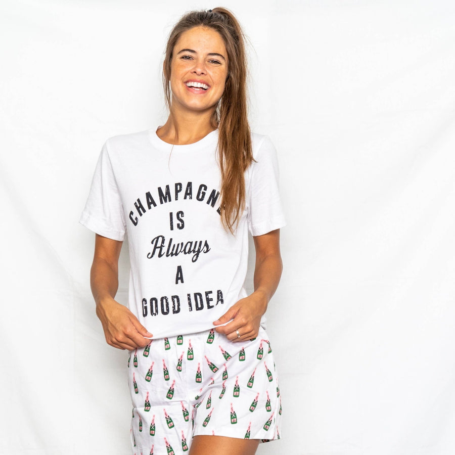 Champagne Is Always A Good Idea Tee - bomb'd AF