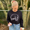 Cropped Long Sleeve Tee Black - bomb'd AF