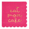 Eat More Cake | Scallop Cocktail Napkin - bomb'd AF