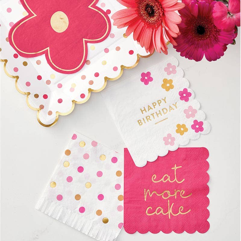Eat More Cake | Scallop Cocktail Napkin - bomb'd AF
