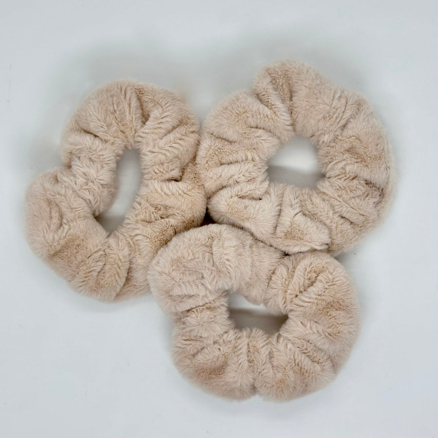 Fur Scrunchie | Ivory - bomb'd AF