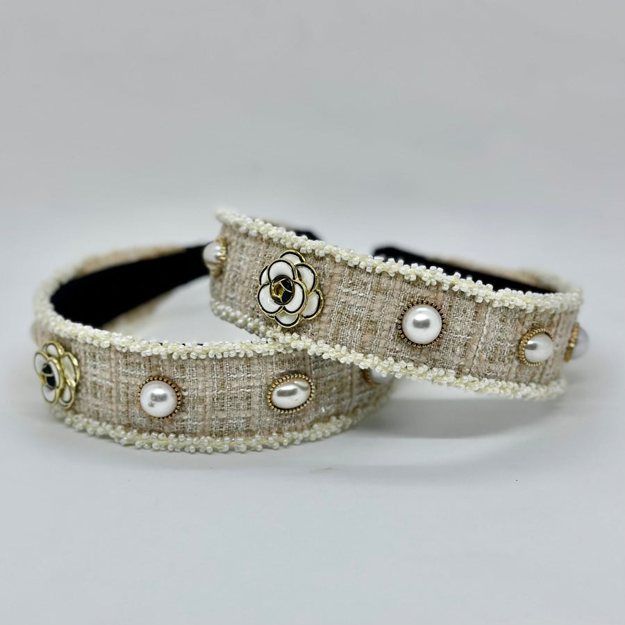Ivory Pearl Headband - bomb'd AF