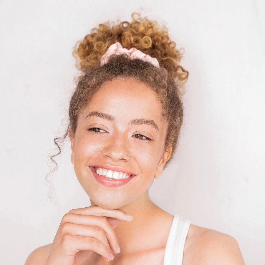 Satin Sleep Scrunchie - Blush