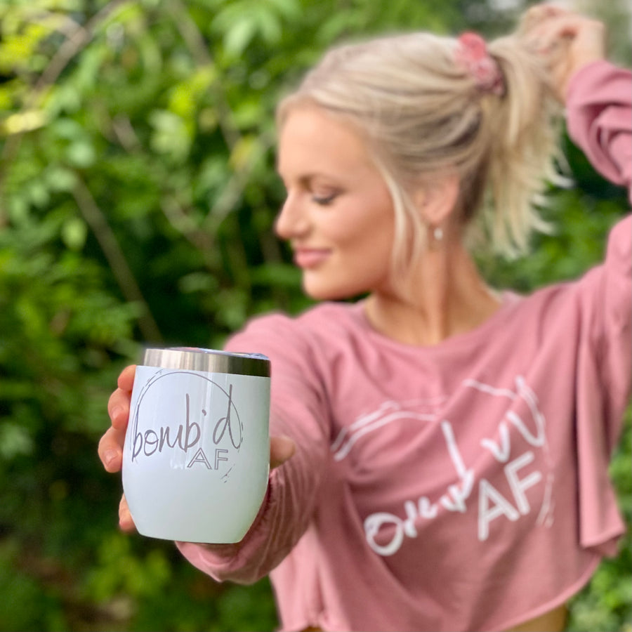 Wine Tumbler - bomb'd AF