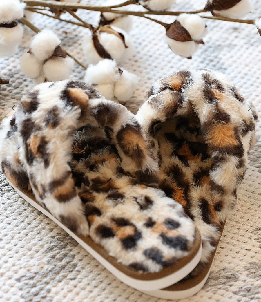 Wild Night Slippers - Cheetah