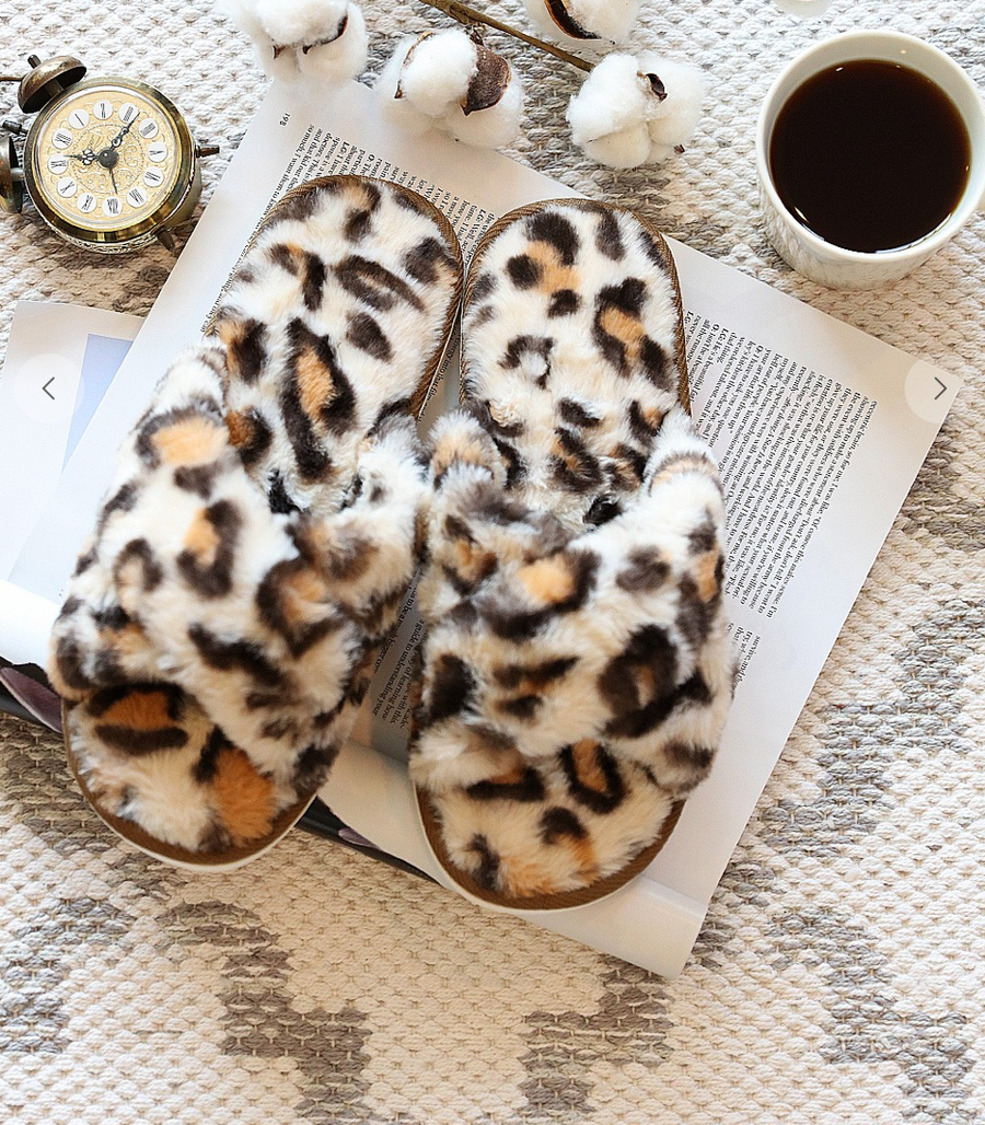 Wild Night Slippers - Cheetah