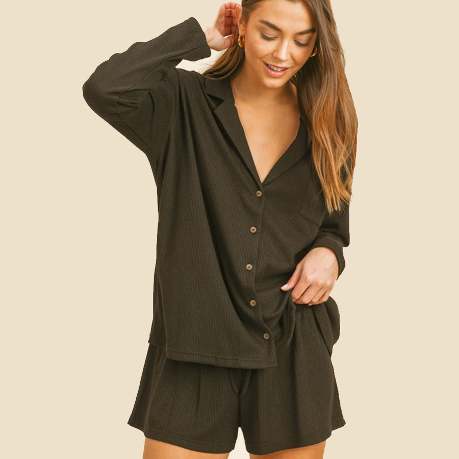 Sweet Dreams Pajama Set | Black